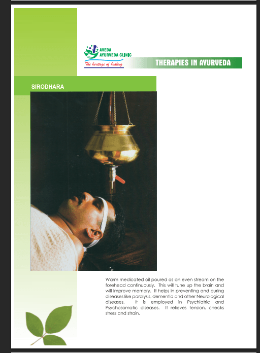 Sirodhara
